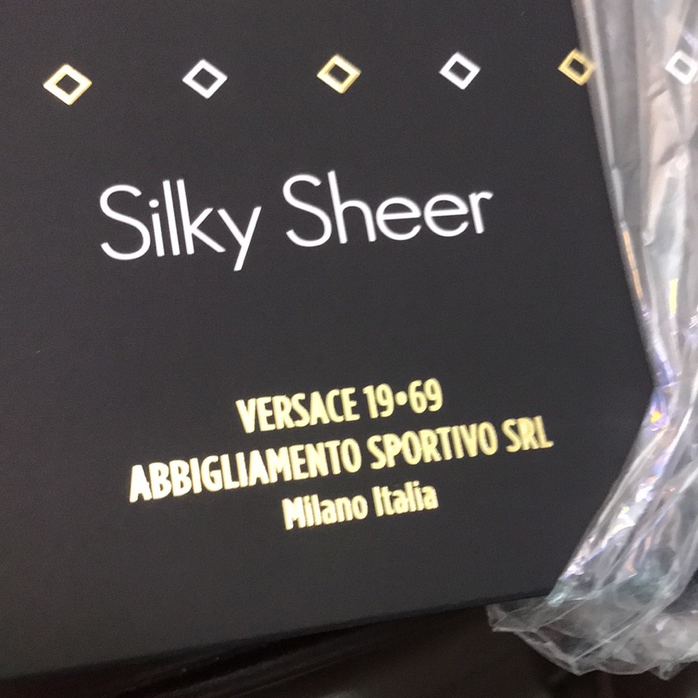 19V69 W505 ITALIA SILKY 6 PAIRS VERSACE 19-69 TIGHTS STOCKINGS BK S, M L FREE 🎁